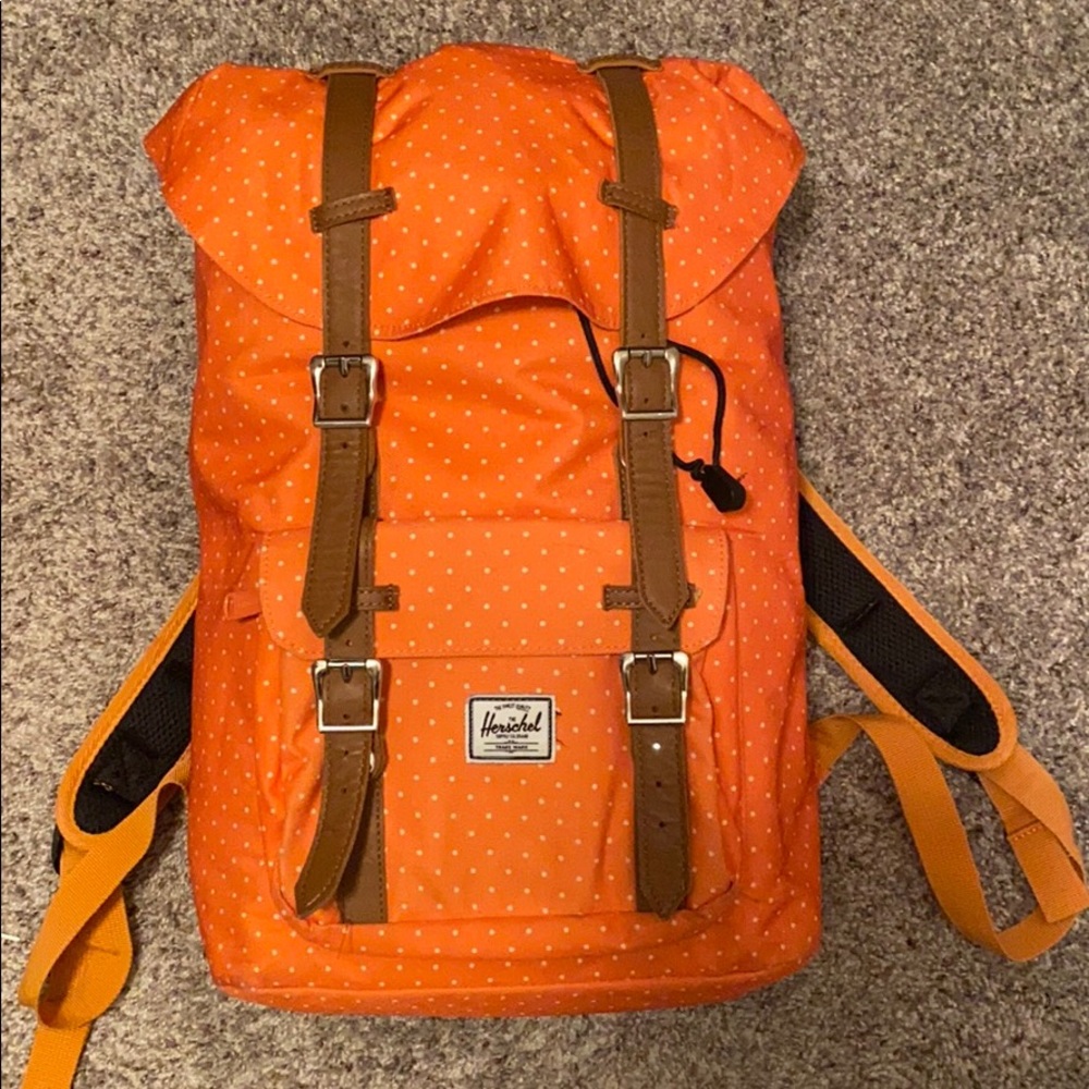 Herschel Orange Backpack